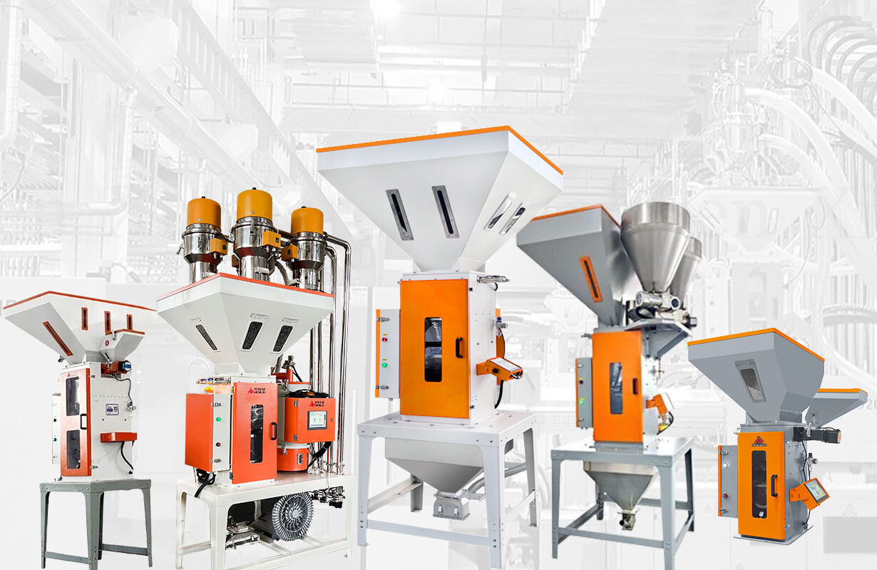 gravimetric blender for plastic industry